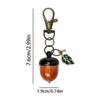 New Acorn Shape Medicine Pill Box Mini Portable Mini Sandalwood Rescue Pill Case Durable Unscrewable Medicine Tablet Container