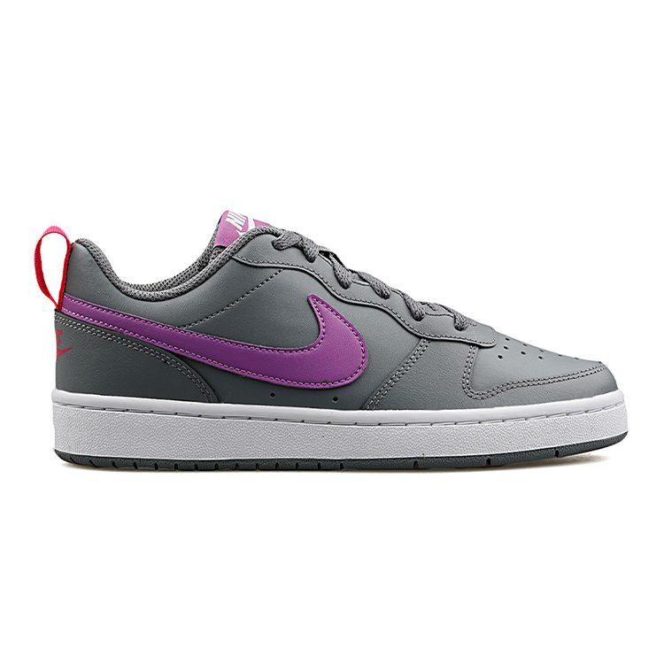 Nike Court Borough Low 2 Synthetic Leather Slip Resistant Cushioning Abrasion Resistant Low top Skateboard Shoes BQ5448-006
