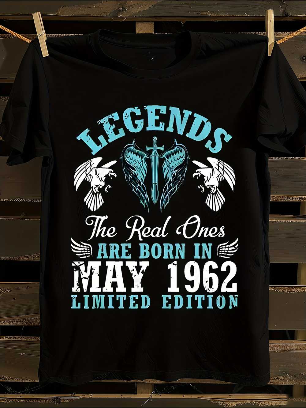 

Vintage 1962 Limited Edition T-Shirt Mens Tshirt Womens Tshirts with Letters Print Short Sleeves T-Shirt Casual Street Tee Shirt Top XXXL