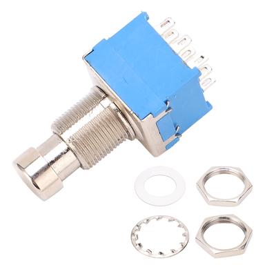 9 ?Boîtier Pédale Guitare à Broche Métal PVC Résistant aux Hautes Températures pour Équipement Audio Bleu