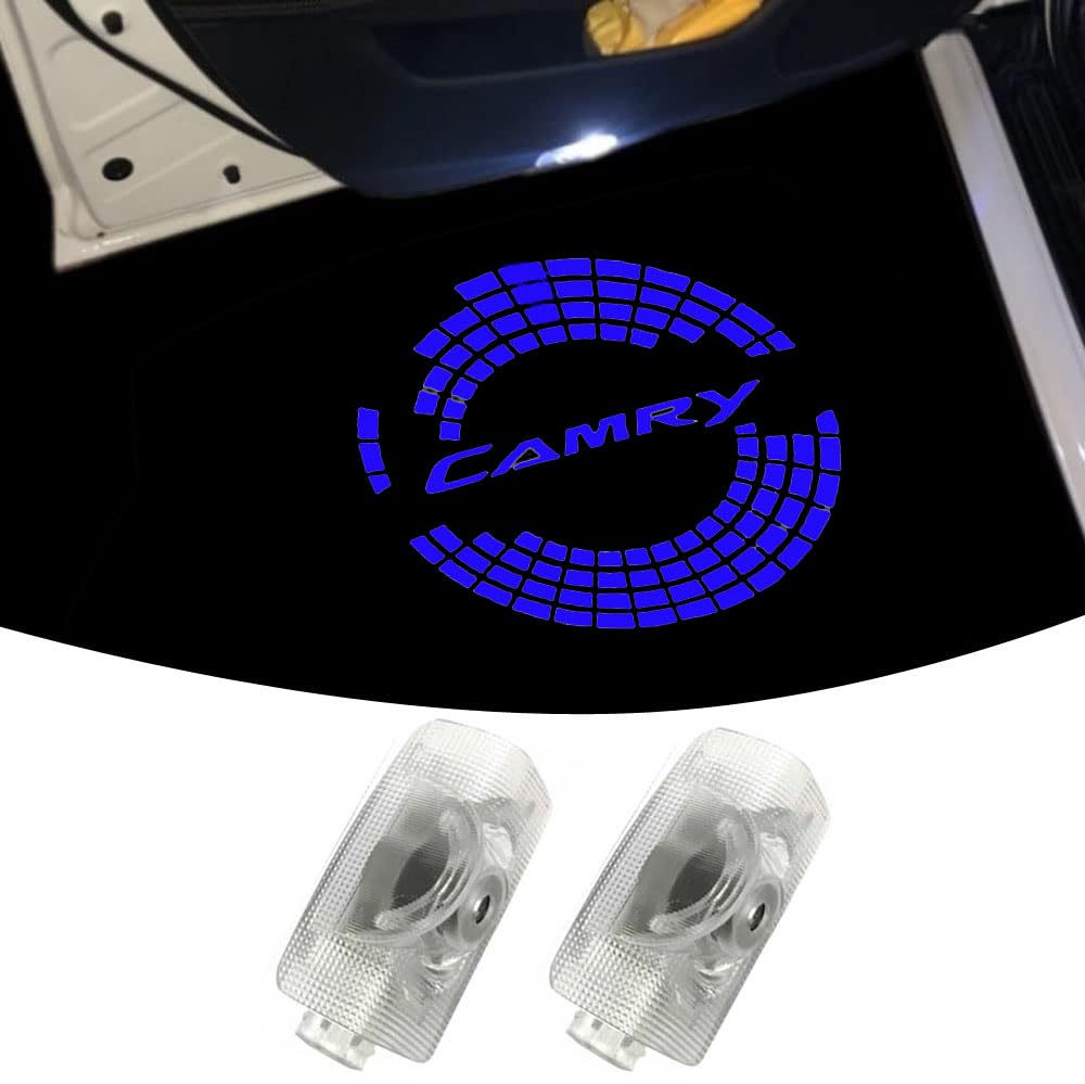 Set of 2 LED Courtesy Logo Projection Door Welcome Laser Logo Lights for Toyota Camry 50 40 Lights, Lights, (70 Series, Series, Series)