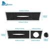 Mercedes Benz SLK R171 2004 2005 2006 2007 2008 2009 2010 için Araç Klima Saklama Alt Panel Gerçek Yumuşak Karbon Fiber Kaplama Çıkartma