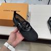 Frühling und Sommer neue Ballett-Mesh-Einzelschuhe Damenmode vielseitig hohl gekreuzte Schnalle Mary Jane Schuhe