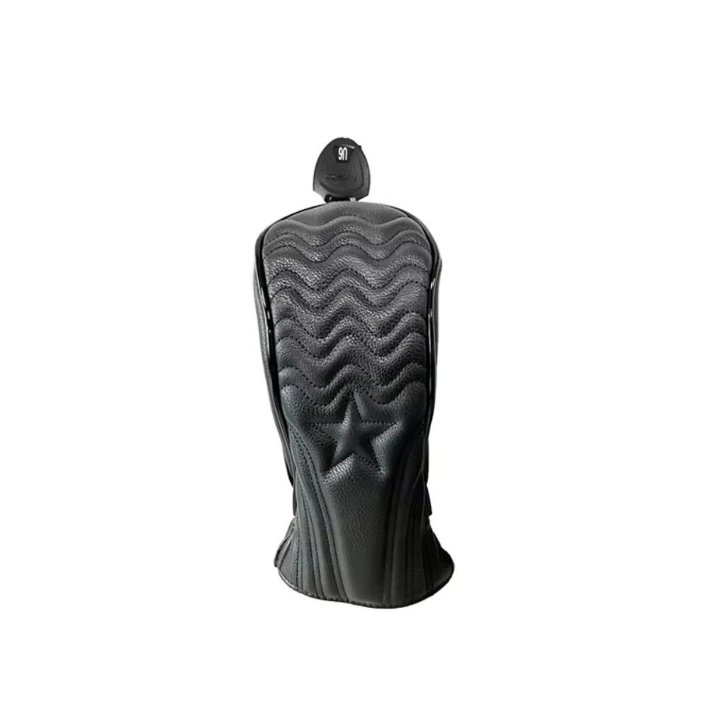 PU Leather Golf Headcover Waterproof Golf Club Protector Golf Wood Cover  Driver Fairway