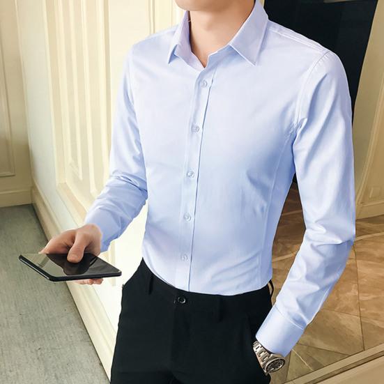 Buy Men Summer Long Sleeve Buttons 
