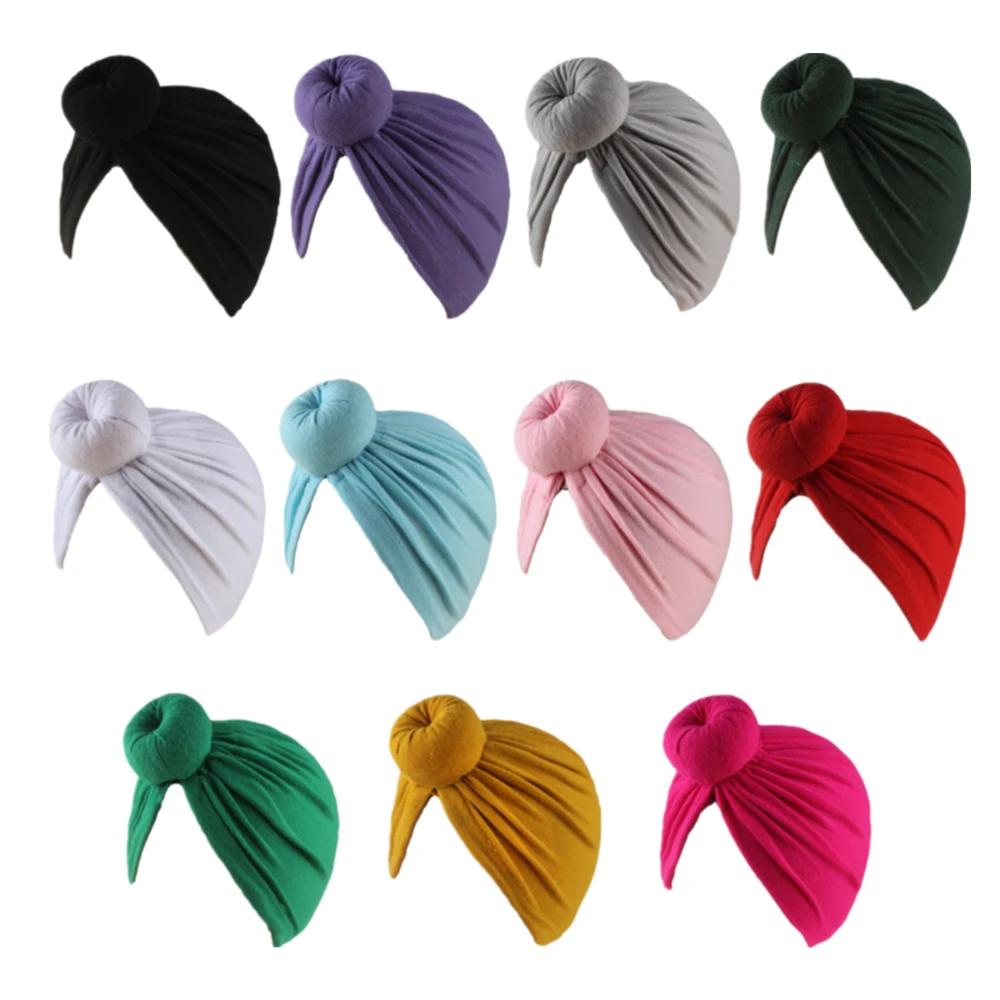 

Fashion Pleated Pullover Hijab Hat With Ball Street Sports Head Cap Wholesale
