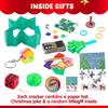 JOYFY 10 Pack Christmas Party Table Favor with Cute Christmas Characters Party Hat Joke & Little Gift Inside for Xmas Gift
