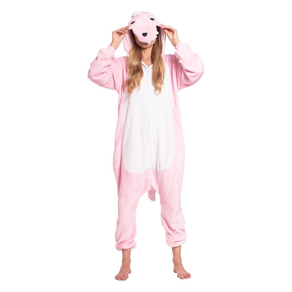 Piżama damska kombinezon kigurumi onesie kostium dinozaur różowy 165-175 l