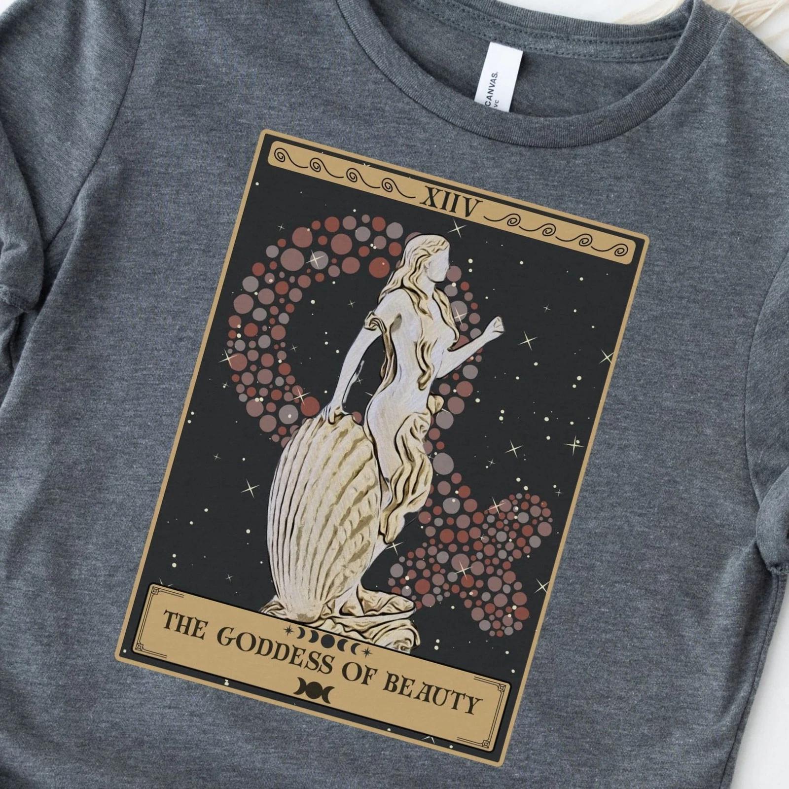 The Goddess Of Beauty Tarot Card Shirt, Venus Goddess Aphrodite 3XL