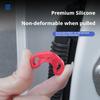 Universal Car Door Lock Protector 4PCS Anti-Collision Buffer Pads Shock-Absorbing Silicone Pad for Door Edge Scratch Prevention