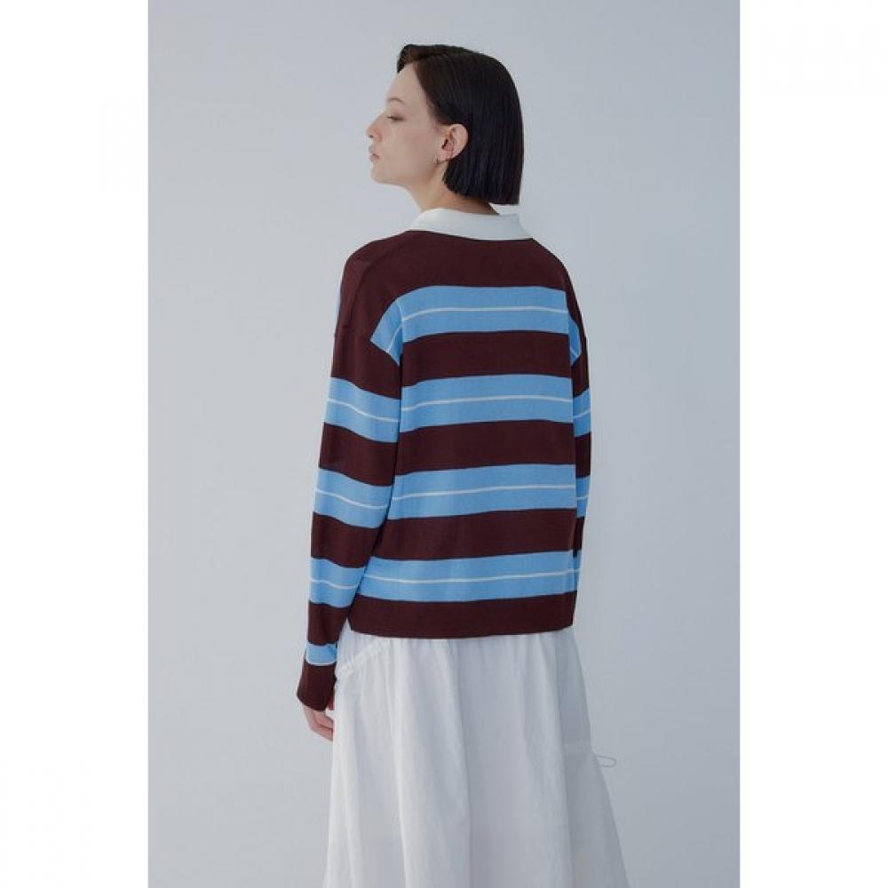 Vov Stripe Collar Knit 7156250001