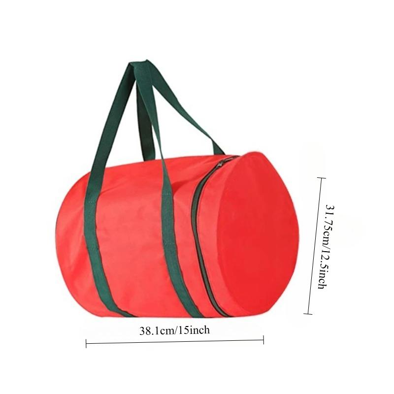 

Christmas Light Storage Bag Round Christmas Storage Bag Tear Proof 600D Oxford Carrying Bag Case For House Christmas Tree Lig