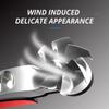 2Pcs Wind Powered Car DayTime Running Lights 8LED Rotation Fan Daylight No Need External Power Supply