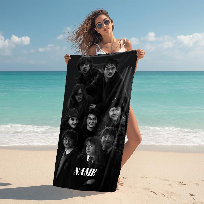 Personalized "Dark Magic Elixir" Beach Towel Microfiber Beach Towel Thin Absorbent for Beach Swimming Yoga Bath Sports. 0910379