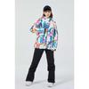Winter Outdoor Ski Suit, Women's Thermal Snowboard and Snowboard Ski Pants Suit.