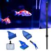 5 In 1 Fish Tank Glass Cleaning Brush Aquarium Tools Fishing Aquatic Grass Clip Scraper Long Handle Cleaning Set