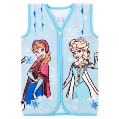 Un Doudou Fluffy Blanket Sleeper, Disney Frozen Design, 40 X 56 Cm (Ages 0-5), New Meyer Warm Material, NZ2200-FR