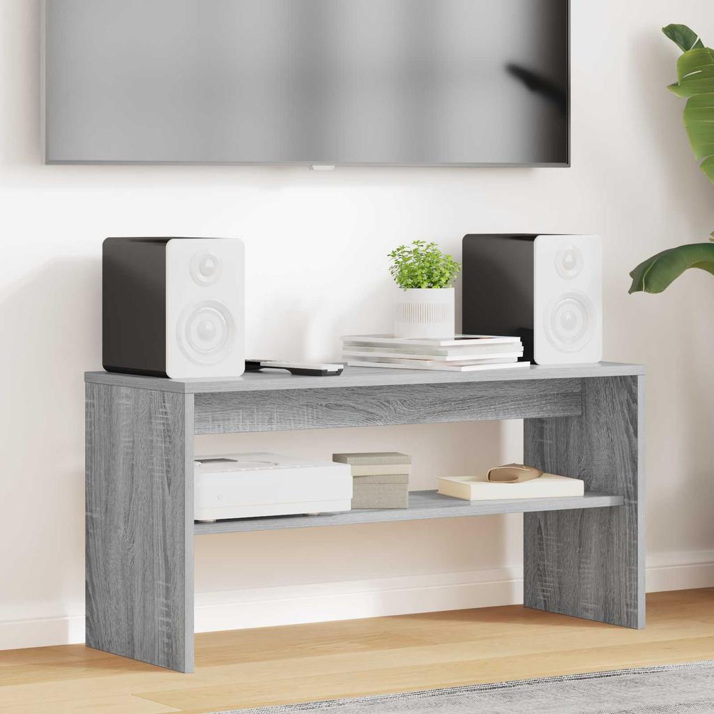 TV Stand Grey Sonoma 80 x 30 x 40 cm Particleboard