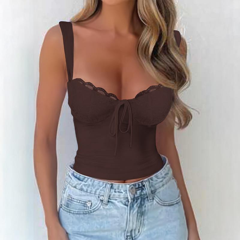 Sexy Style Lace T-shirt Women's Spring and Summer