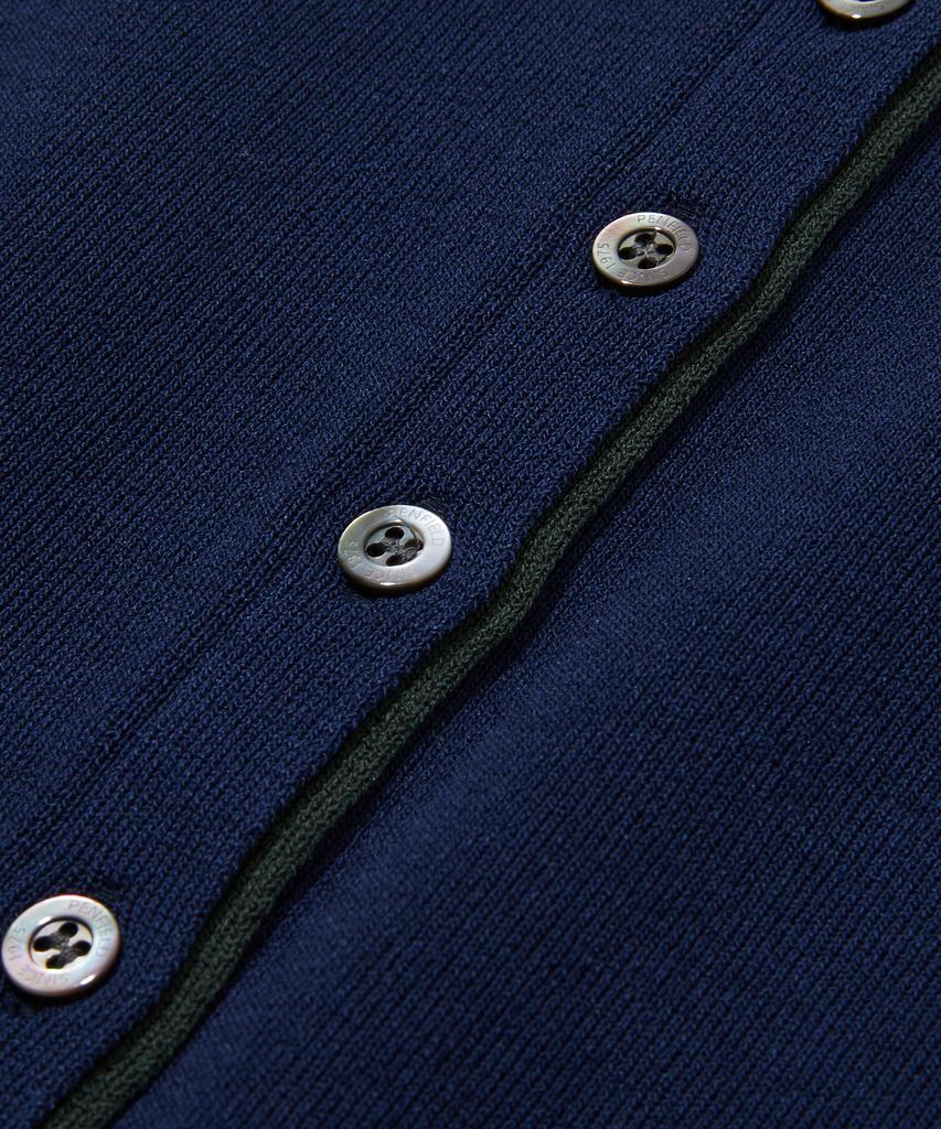 PENFIELD Knit Color Block Slim Sleeveless Navy_Fs2Ne61F