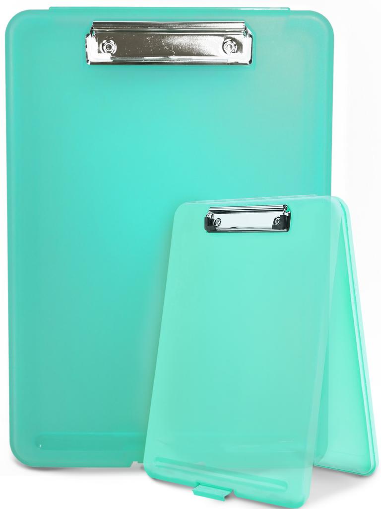 A4 PP Multifunction Storage Box & File Board 2 for 1, Clipboard Case, Suitable for School, Utility, Office, Medical Personnel