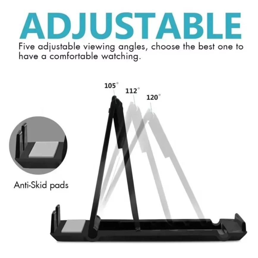 Folding Adjustable Universal Desktop Phone Holder Bracket Stand For Ipad IPhone Samsung Xiaomi Huawei Tablet Mobile Phone Holder 7
