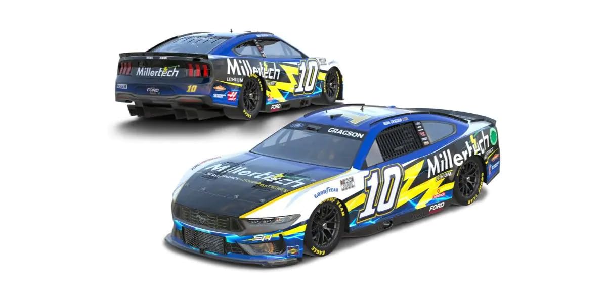 Kyosho Lionel Racing MILLERTECH 2024 Ford Mustang Ноа Грэгсон Готовая модель LR306201 1/64 #10