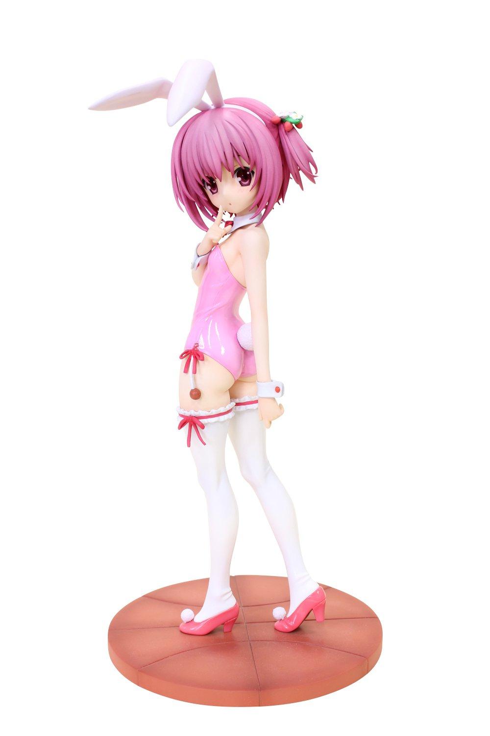 SS Minato Tomoka Girl Refine Scale PVC Painted Complete Figure Ro-Kyu-Bu! ~Bunny Ver.~ 1/7 розовый