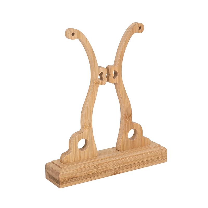 

Подставка для деревянного веера, держатель для ручного веера, китайская круглая подставка для веера, женская рамка для веера, украшение для домашнего офиса и стола 16x16cm