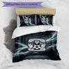 Coventry City Football Printed 3 Pieces Bedding Set, Comfortable Skin Friendly Bedroom Duvet Cover Set