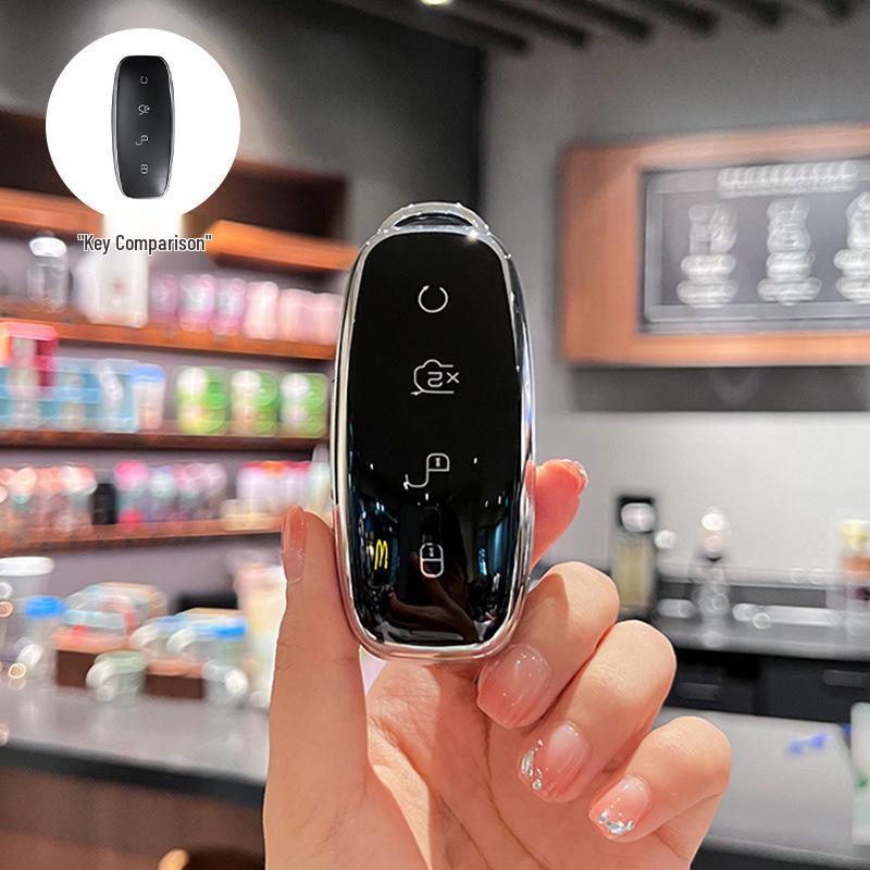Premium BYD D9 Key Case & Protective Shell for EV Cars - Unisex, High-End Design Compatible with N7/DM-i/D9/PHEV Models