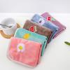 1Pc 30x30cm Microfiber Square Towel Soft Water Absorption Hanging Embroidery Gift Children's Handkerchief Wash Face Cloth