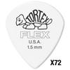 Dunlop 468R150 Tortex Flex Jazz III 1,50 Mm Sachet De 72 Médiators