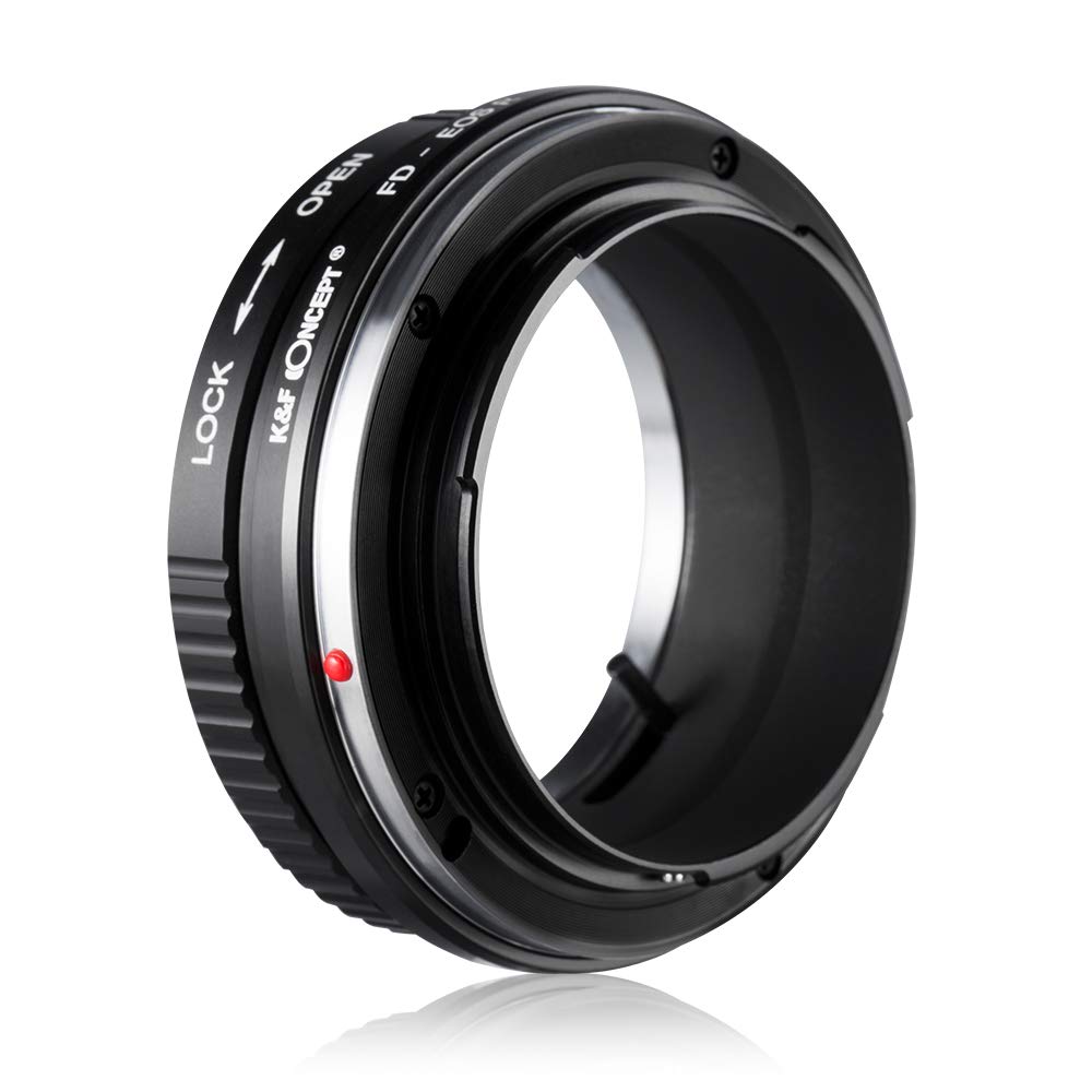 CONCEPT R Lens Adapter for Canon FD Lenses to Canon EOS R Infinity Focusing K&F FD-EOS Cameras, High-Precision