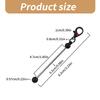 Multipurpose 20 Pieces Metal Rods Charm for Earrings and Necklaces Jewelry Making Stylish Sturdy Tone with Eye Pins