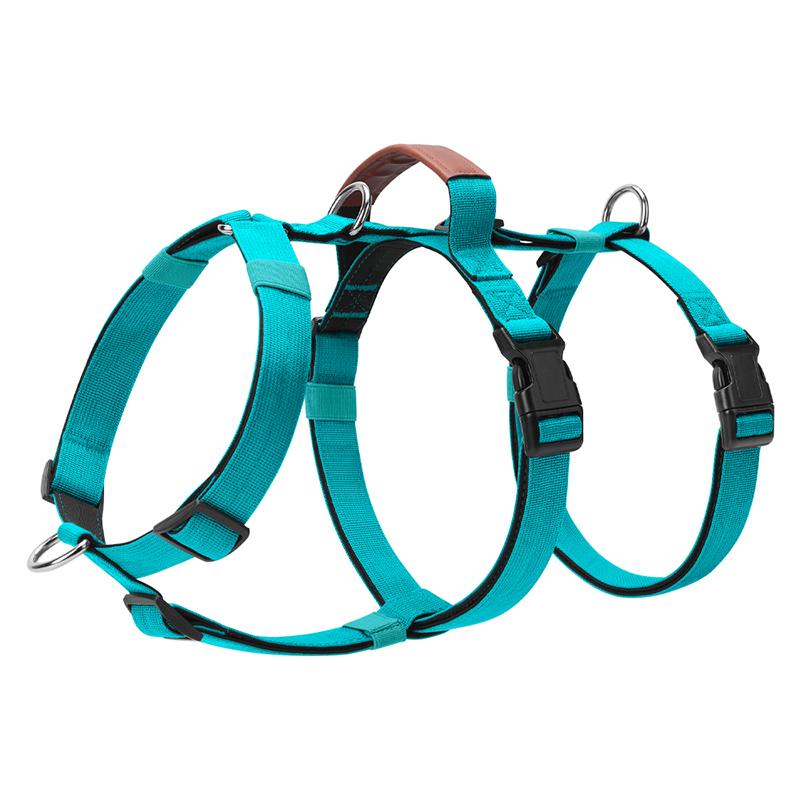 Escape-Proof Nylon Dog Harness with Handle Adjustable No-Pull Pet Harness for Medium Large Dogs Golden Retriever Husky Supplies