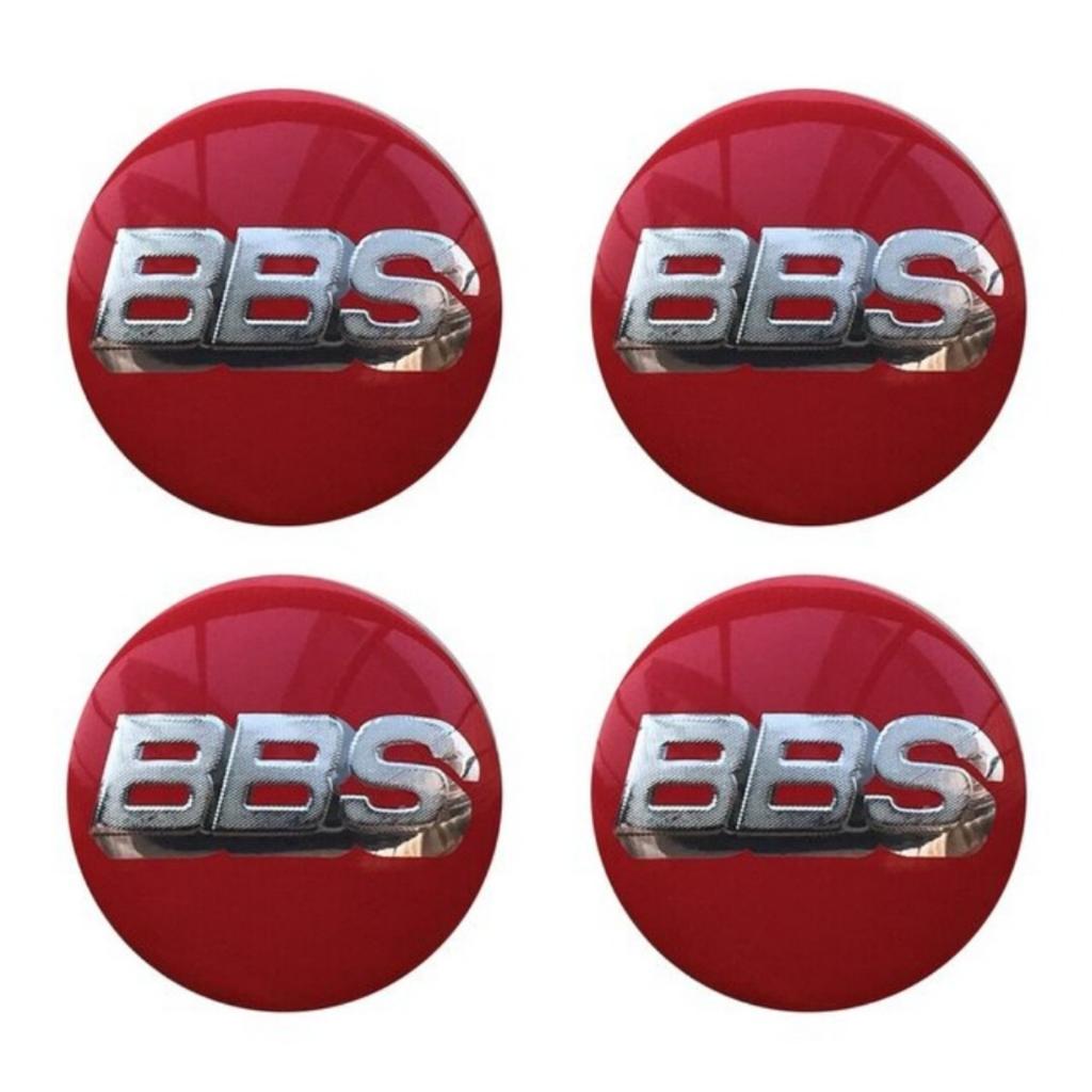 4 Pezzi 56mm 60mm 65mm 70mm 80mm Logo BBS Adesivi per Auto per Coprimozzi Ruota Auto Emblema Coprimozzo Cerchione Accessori Styling