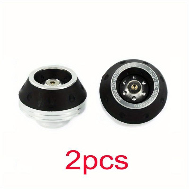 2pcs Universal Motorcycle Wheel Protection Collision Pads, Motorcycle Collision Protectors, Alloy Motorcycle Off-road Race Drop Front Fork Slider Cups