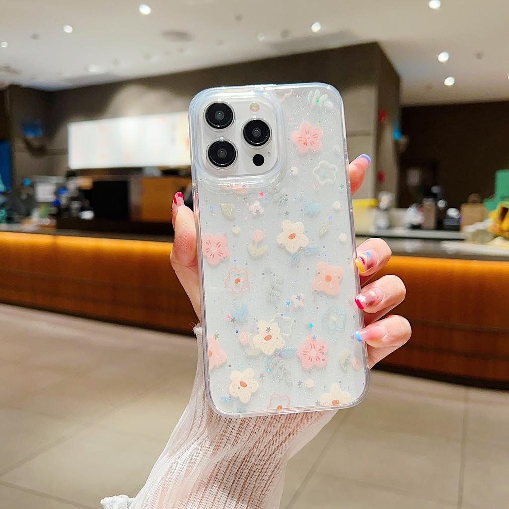 Fresh and Small Floral Mobile Phone Case for Apple IPhone16ProMax/15Plus/14/13XR/12mini