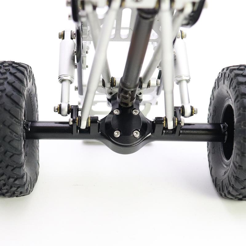 Aluminum Planet Axles Lsokinetic 3-Section CVD Brass Steering Knuckles Max.52° for 1/24 Axial SCX24 C10 JLU Gladiator Bronco