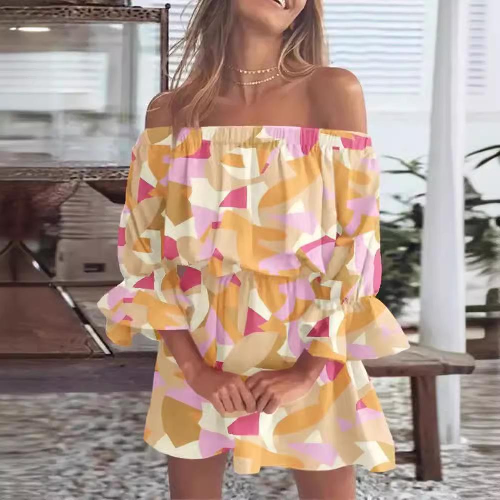2024 Summer Trend Women's Off-Shoulder A-Line Dress