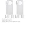 2 Pcs Curling Iron Storage Racks Wall-mounted Punch-free Adjustable Anti-slip Curling Iron Holder Hair Dryer Holder Hair Curler Holder Hair