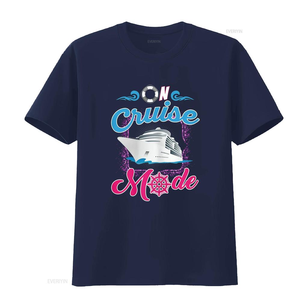On Cruise Mode T Shirt Funny Cruising Lover s vintage Washed fashion Breathable homme Slightly graphic Casual designer clothes