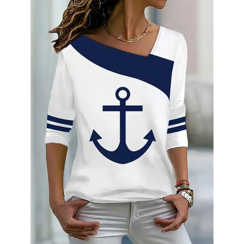 

YYFS Женские модные повседневные летние весенние блузки и рубашки с рукавом 1/2 и V-образным вырезом XL белый