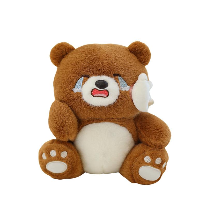 Cartoon Crying Bear Plush Toy Doll Doll Child Comfort Pillow Home Decoration Aggrieved Bear