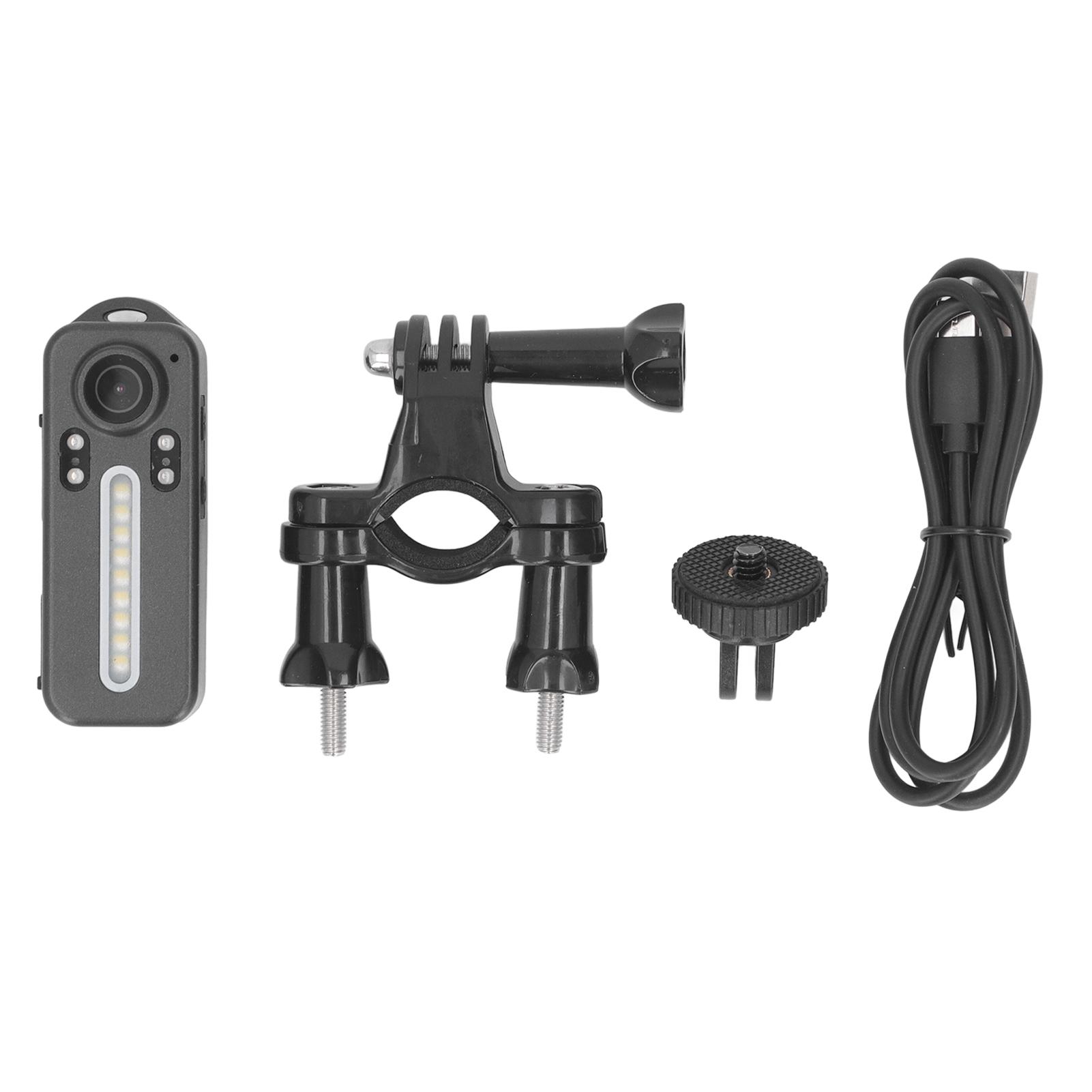 

Portable Video Recorder 1080P LED Fill Light Back Clip Night Vision for Law Enforcement Meeting
