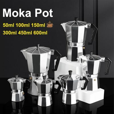 Moka Kahve Potu Metal İtalyan El Demleme Makinesi Ocak Üstü Espresso Potu Dayanıklılık Kahve Makinesi Mutfak Ev Kahve Eşyaları Çay Eşyaları