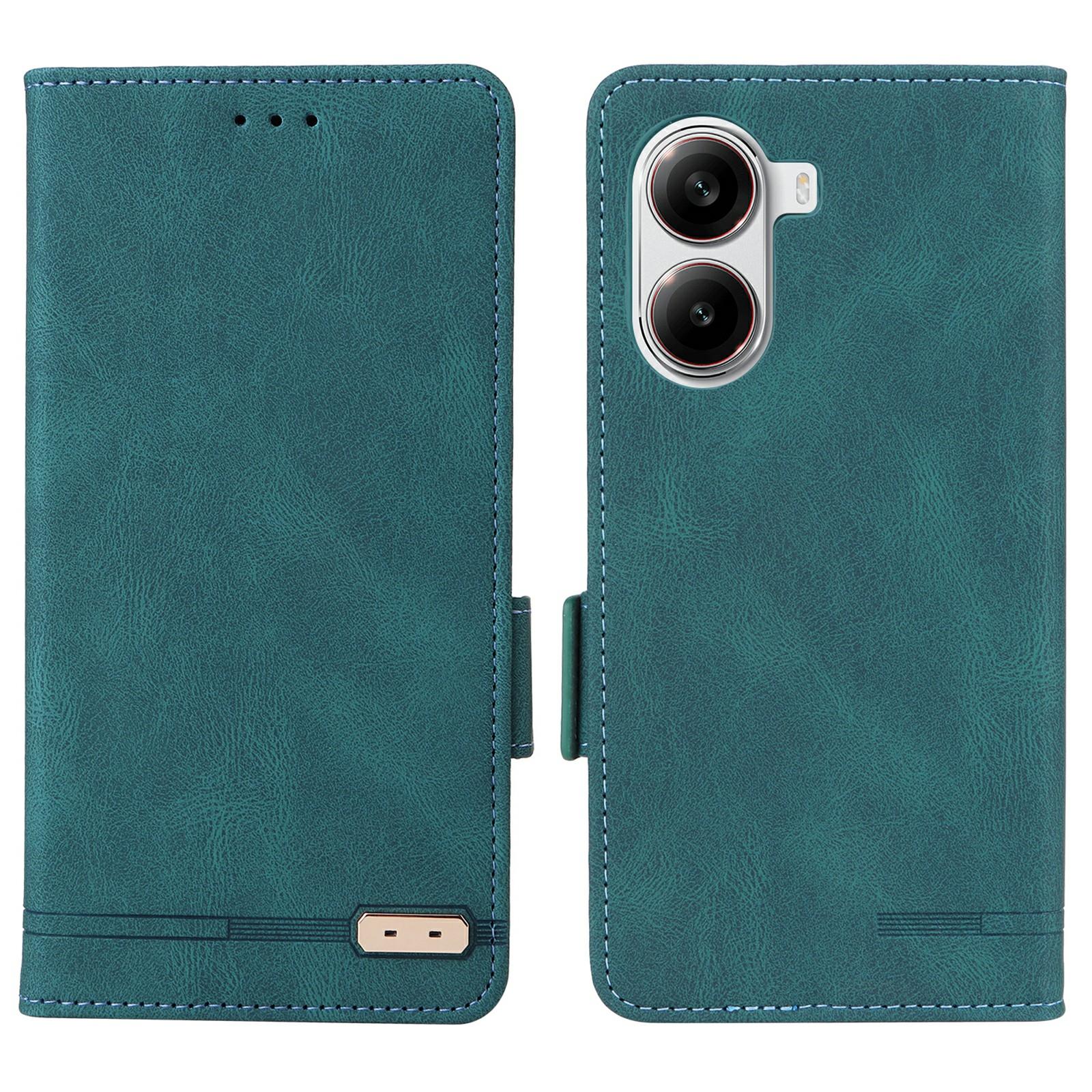 

Чехол для телефона Xiaomi Redmi Turbo 4 5G/Poco X7 Pro 5G Кожаный кошелек Флип-чехол с аппаратным декором Blue