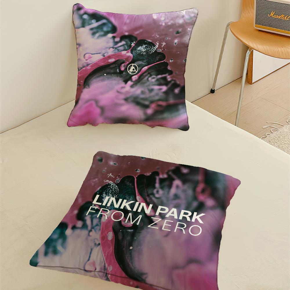 Fodral kudde L-Linkin Fodral Från Noll Kudde Rum Band Park Sovrum Sänggavel Soffa Vardagsrum Ryggstöd Bil Fyrkantig