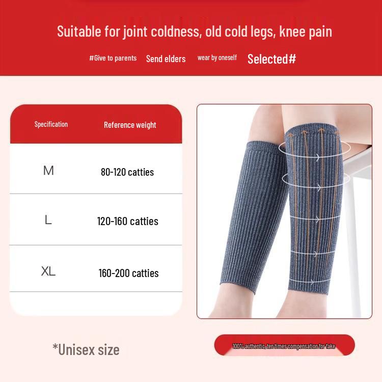 Unisex Cashmere Calf Ankle Warmer: Extra Thick, Fleece Lined, Heat-Generating Sports Socks for Cold Weather Protection.